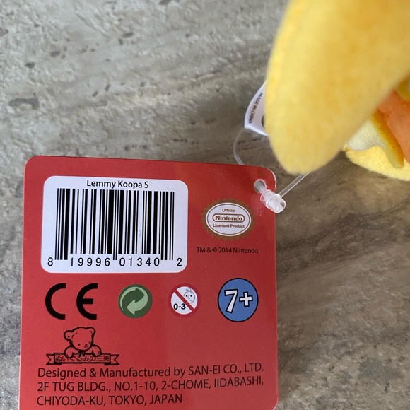 Plush Lemmy Koopa 8" - Picture 4 of 8